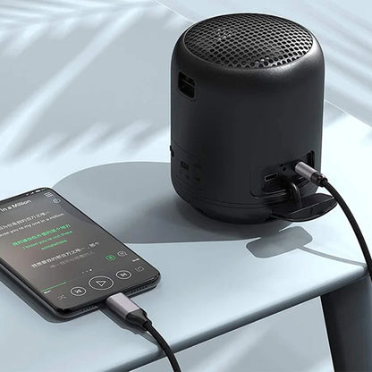 Audio Kabel USB-C - 3.5mm Techsuit AC9 SoundShell, 1.5m, Grijs