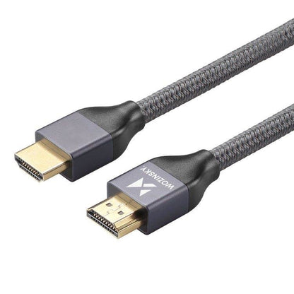 WZK Ultraboost Videokabel, HDMI - HDMI, 8K, 1m, Grijs WHDMI-10 WHDMI-10