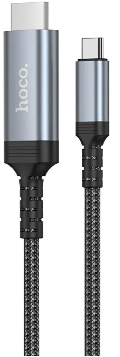 Audio- en Videokabel USB-C - HDMI HOCO UA43, 1.8m, Gri