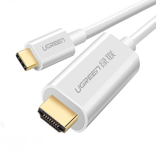 Audio- en Videokabel USB-C - HDMI UGREEN MM121, 1.5m, Wit