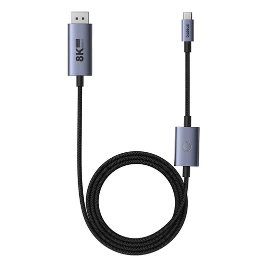 Audio and Video Cable USB-C - DisplayPort Baseus, 8K, 1.5m, Black B0063370D111-02