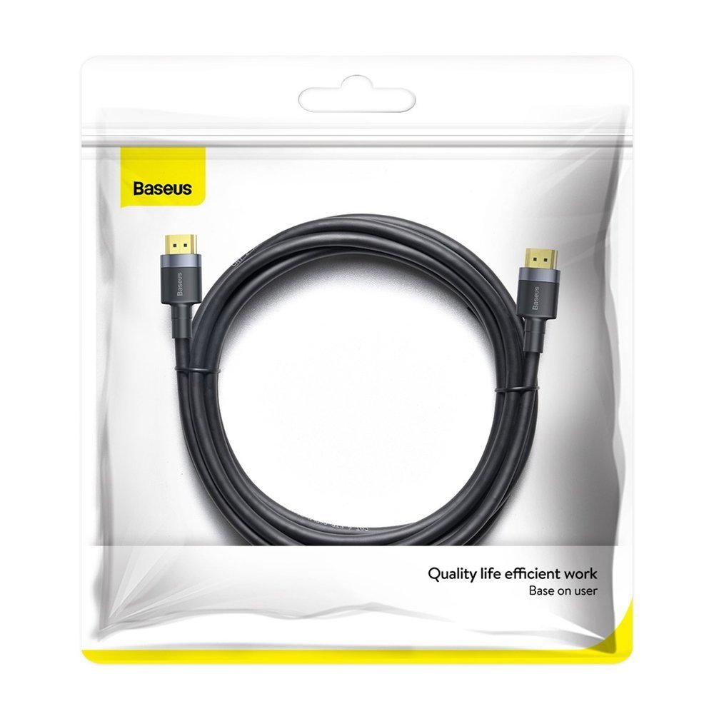 Baseus Cafule Video Kabel, HDMI - HDMI, 4K, 3m, Zwart CADKLF-G01