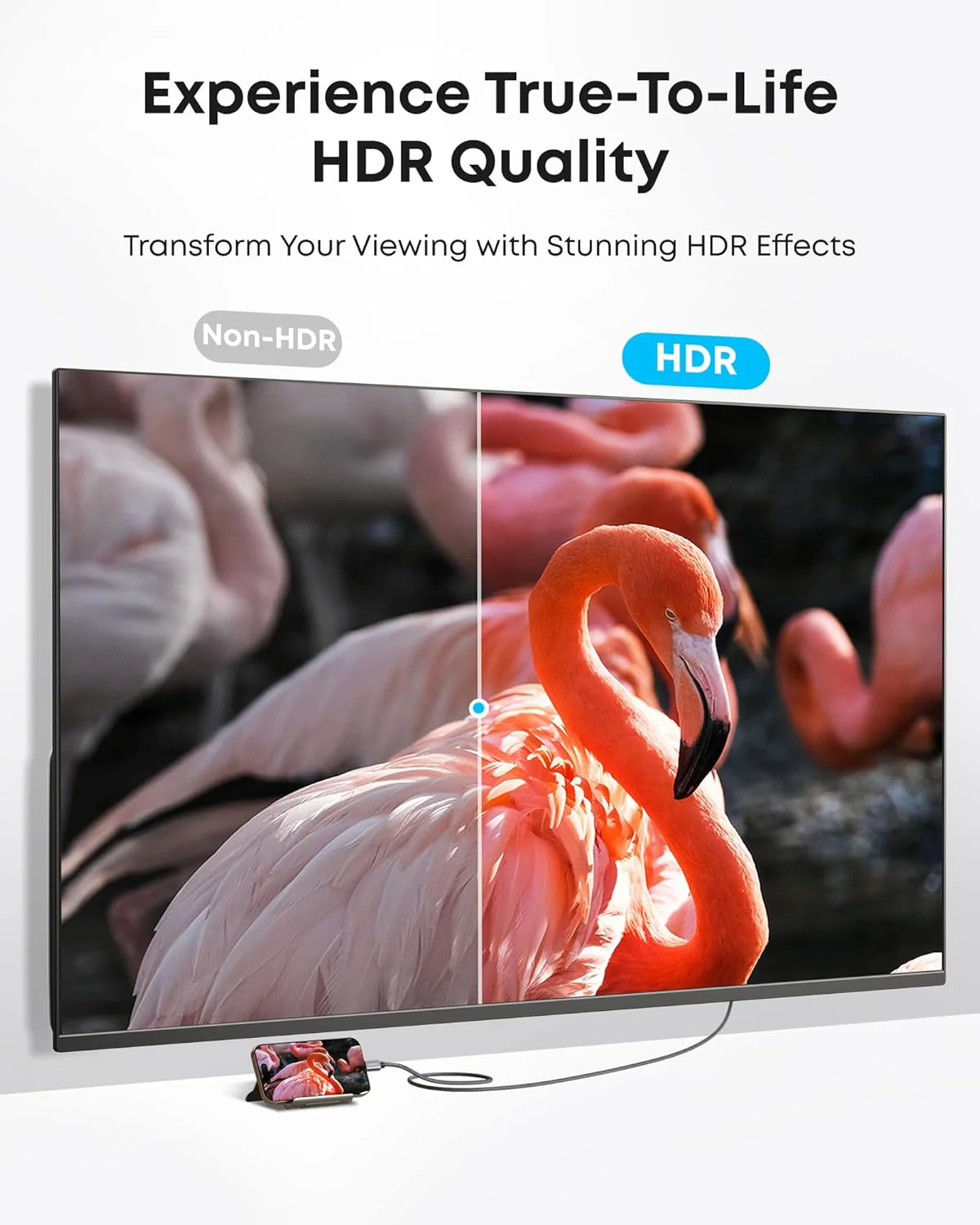 Audio- en Videokabel USB-C - HDMI Anker Nano, 1.8m, Grijs A87E0H12