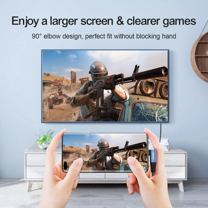 Audio- en Videokabel USB-C - HDMI Joyroom SY-20C1 Angled, 2m, Gri