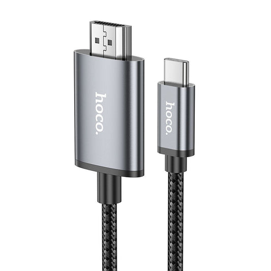 Audio- en Videokabel USB-C - HDMI HOCO UA27, 2m, Gri