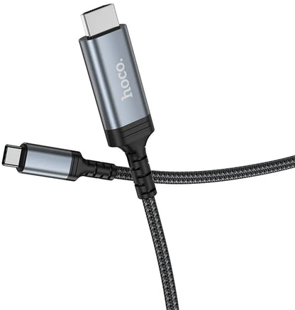 Audio- en Videokabel USB-C - HDMI HOCO UA43, 1.8m, Gri