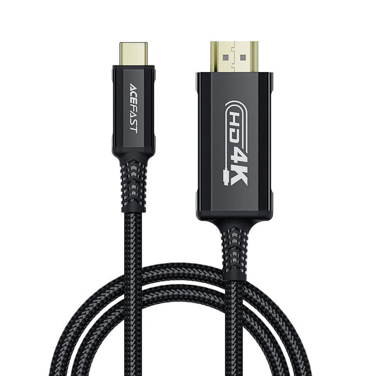Audio- en Videokabel USB-C - HDMI Acefast C1-10, 1.8m, Zwart