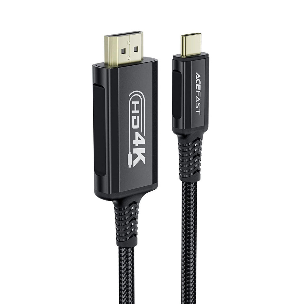 Audio- en Videokabel USB-C - HDMI Acefast C1-10, 1.8m, Zwart