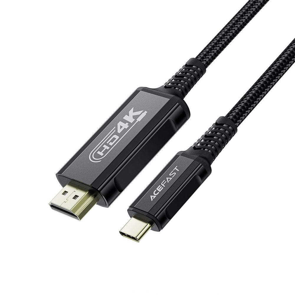 Audio- en Videokabel USB-C - HDMI Acefast C1-10, 1.8m, Zwart