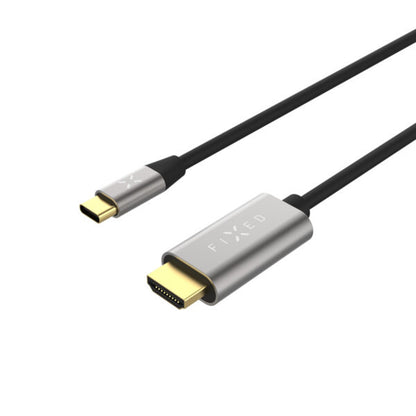 Audio- en Videokabel USB-C - HDMI Fixed, 2m, Grijs