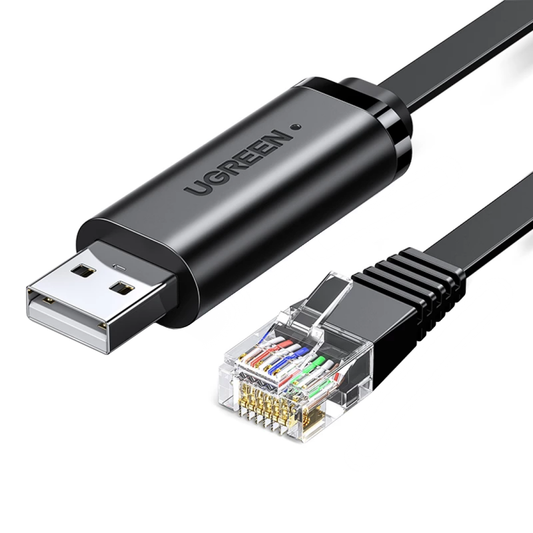 UGREEN CM204 USB Console Kabel, RJ45, 3m, Zwart