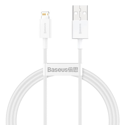 Data and Charging Cable USB-A - Lightning Baseus Superior Series, 20W, 1m, White CALYS-A02