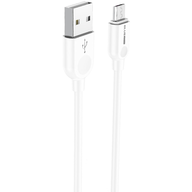 USB-A to microUSB Data and Charging Cable BLUE Power BM2BX14 LinkJet, 18W, 2m, White