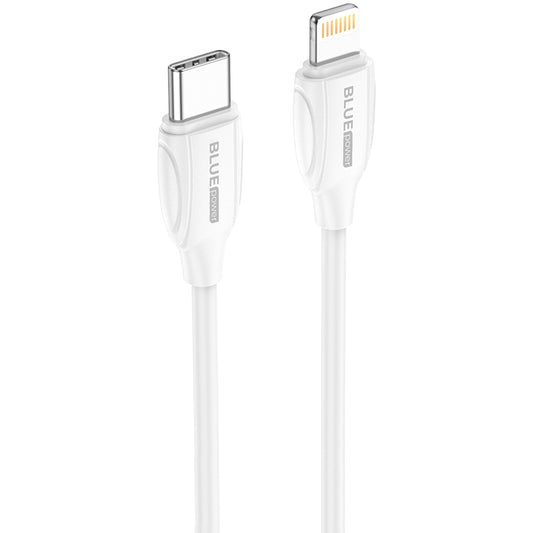 USB-C - Lightning Data and Charging Cable BLUE Power B2BX19, 18W, 2m, White