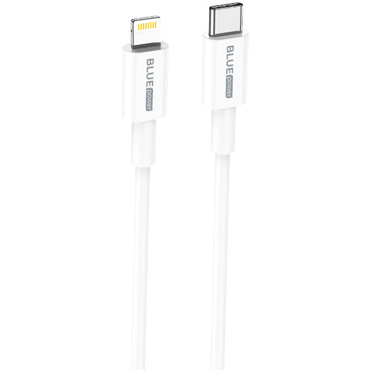 USB-C - Lightning Data and Charging Cable BLUE Power BBX36, 18W, 1m, White