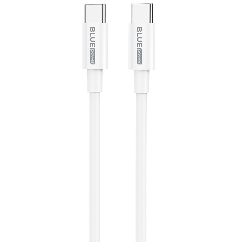 Data and Charging Cable USB-C - USB-C BLUE Power BBX44, 100W, 1m, White