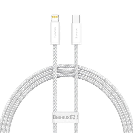 Data and Charging Cable USB-C - Lightning Baseus Dynamic Fast Charging, 20W, 1m, White CALD000002