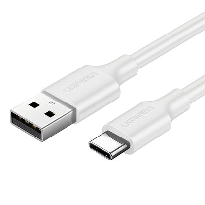 USB-A - USB-C Data- en Oplaadkabel UGREEN US287, 18W, 1.5m, Wit