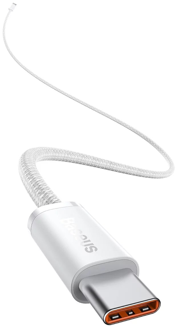 Data and Charging Cable USB-C - USB-C Baseus Dynamic Series, 100W, 1m, White CALD000202