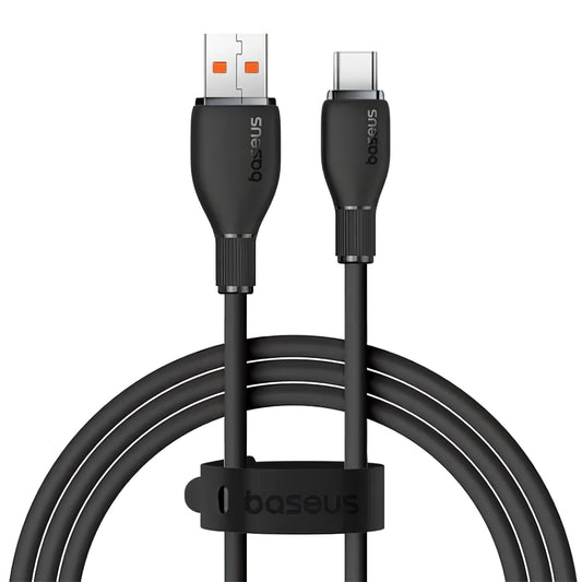 Baseus Pudding USB-A - USB-C Data and Charging Cable, 100W, 2m, Black P10355703111-01