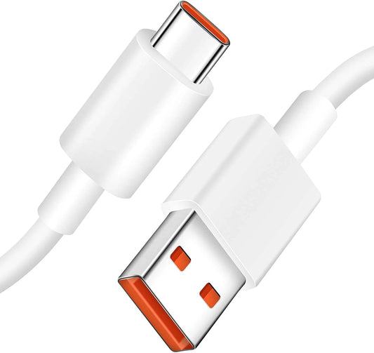 Xiaomi USB-A naar USB-C Xiaomi data- en oplaadkabel, 120W, 1m, Wit BHR603232GL