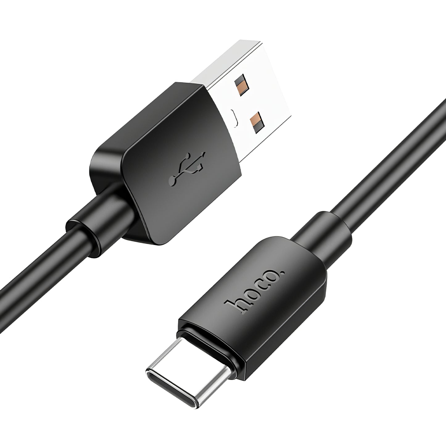 USB-A - USB-C HOCO X96 Data- en Oplaadkabel, 27W, 0.25m, Zwart