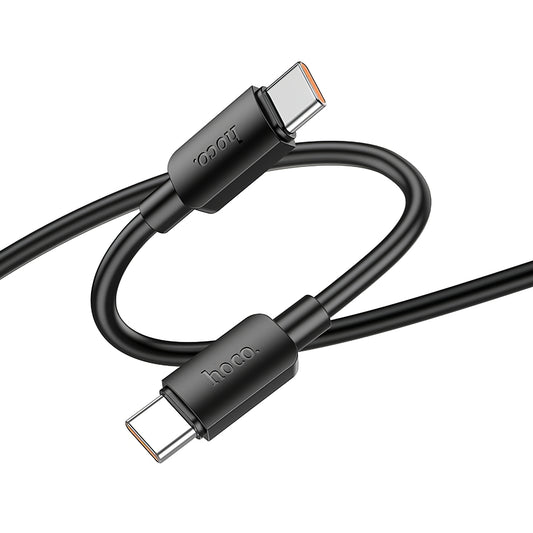 USB-C Data- en Oplaadkabel - USB-C HOCO X96, 100W, 1m, Zwart