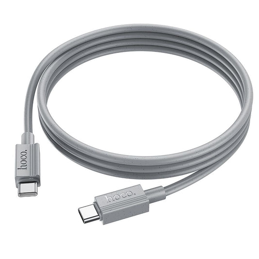 USB-C Data- en Oplaadkabel - USB-C HOCO X107, 60W, 1m, Gri