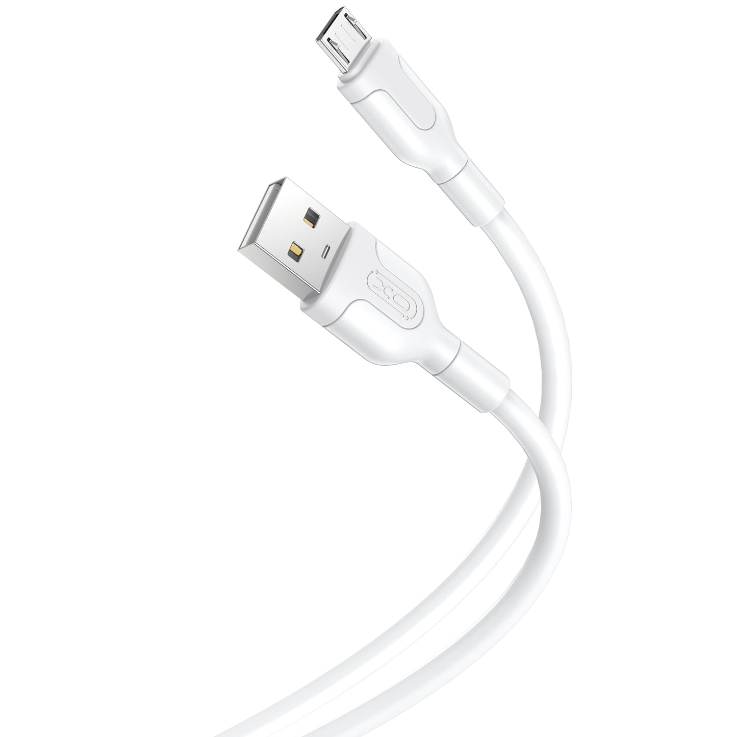 Data- en Oplaadkabel USB-A naar microUSB XO Design NB212, 18W, 1m, Wit