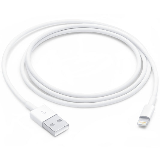 USB-A - Lightning Apple A1480 Data- en Oplaadkabel, 18W, 1m, Wit MUQW3ZM/A