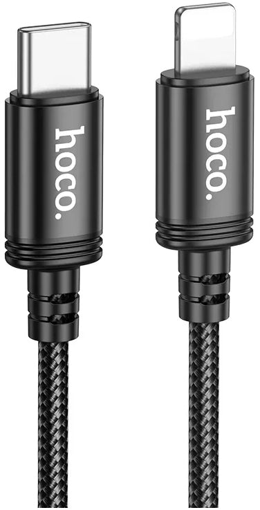 USB-C - Lightning Data- en Oplaadkabel HOCO X89, 27W, 2m, Zwart
