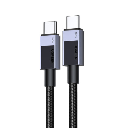 USB-C Data- en Oplaadkabel - USB-C UGREEN L512, 100W, 0.5m, Gri