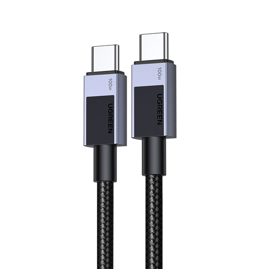 USB-C Data- en Oplaadkabel - USB-C UGREEN L512, 100W, 0.5m, Gri