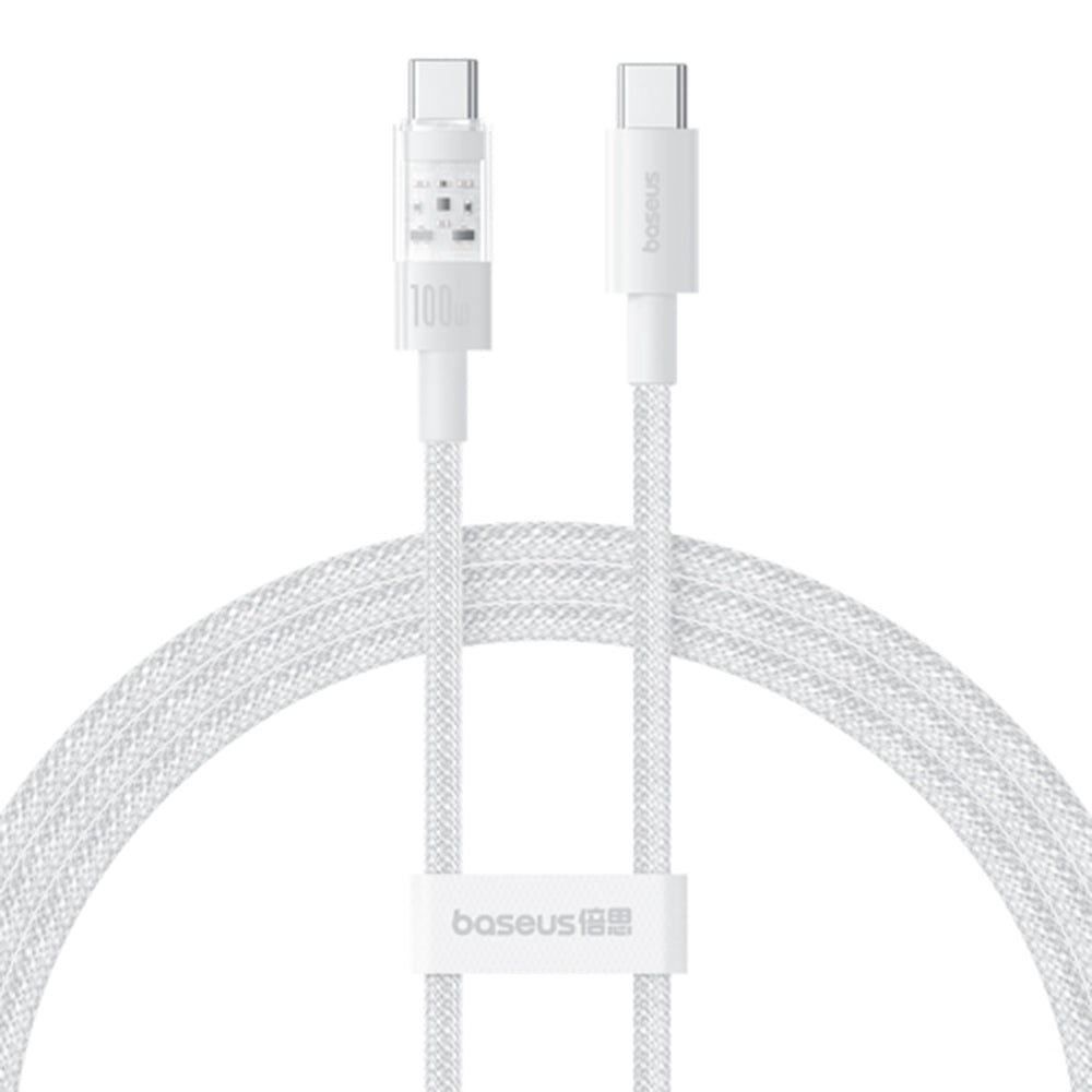 USB-C Data and Charging Cable - USB-C Baseus Gem, 100W, 2m, White P10373000211-01