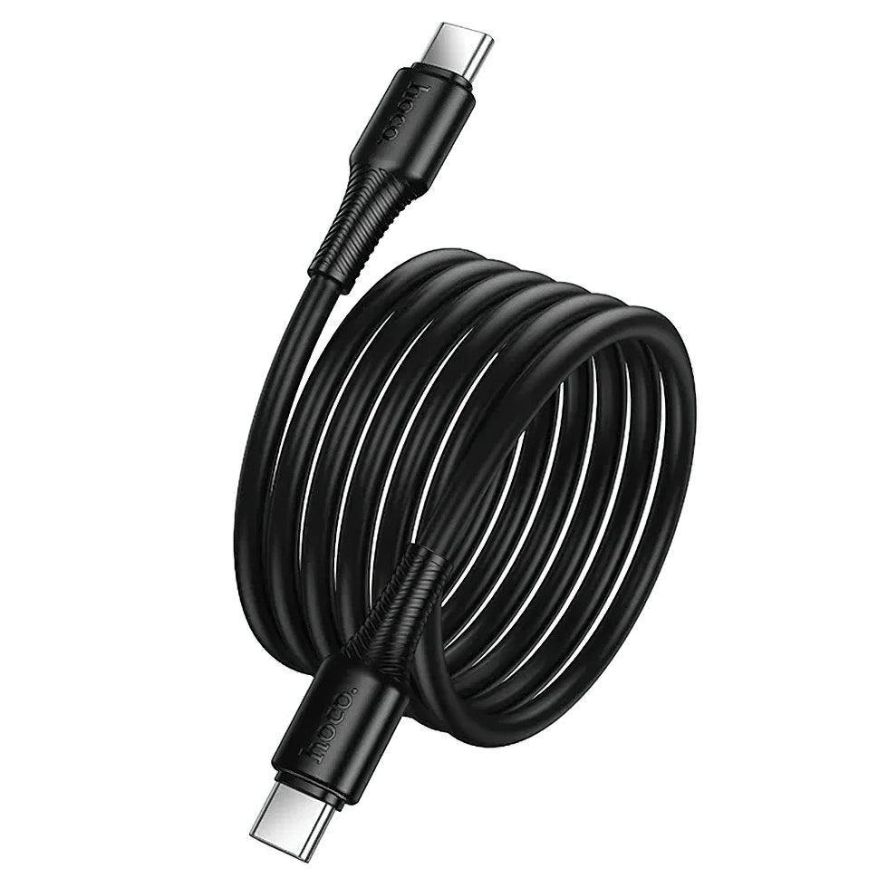 USB-C Data- en Oplaadkabel - USB-C HOCO X120, 60W, 1m, Zwart