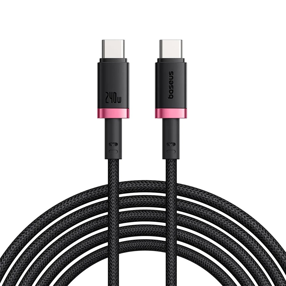 USB-C Data en Oplaadkabel - USB-C Baseus Dura Series, 240W, 1m, Rood P10377803U03-01