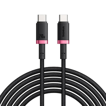 USB-C Data en Oplaadkabel - USB-C Baseus Dura Series, 240W, 1m, Rood P10377803U03-01