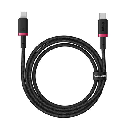 USB-C Data en Oplaadkabel - USB-C Baseus Dura Series, 100W, 1m, Rood P10377803U01-01