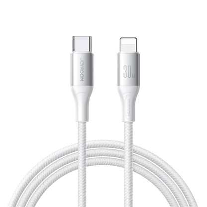 USB-C - Lightning Data en Oplaadkabel Joyroom S-A28 Flash, 30W, 1m, Wit