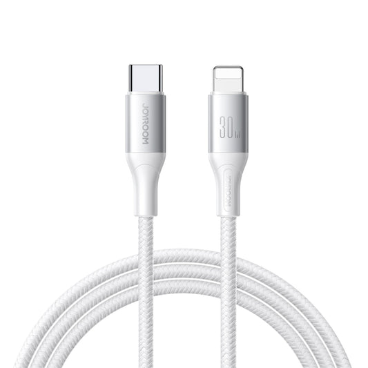 USB-C - Lightning Data en Oplaadkabel Joyroom S-A28 Flash, 30W, 1m, Wit