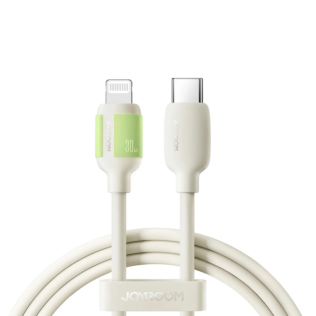 USB-C - Lightning Data- en Oplaadkabel Joyroom S-A53, 30W, 2m, Beige