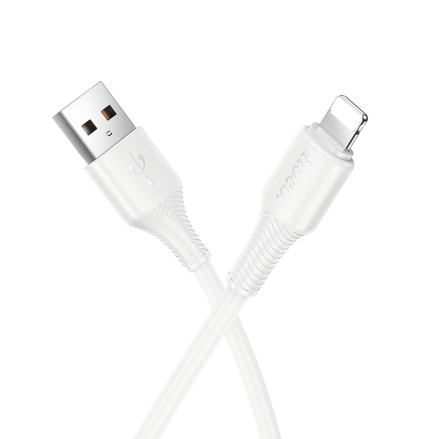 Data- en Oplaadkabel USB-A - Lightning HOCO X120, 18W, 1m, Wit