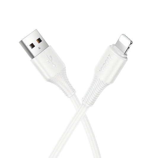 Data- en Oplaadkabel USB-A - Lightning HOCO X120, 18W, 1m, Wit