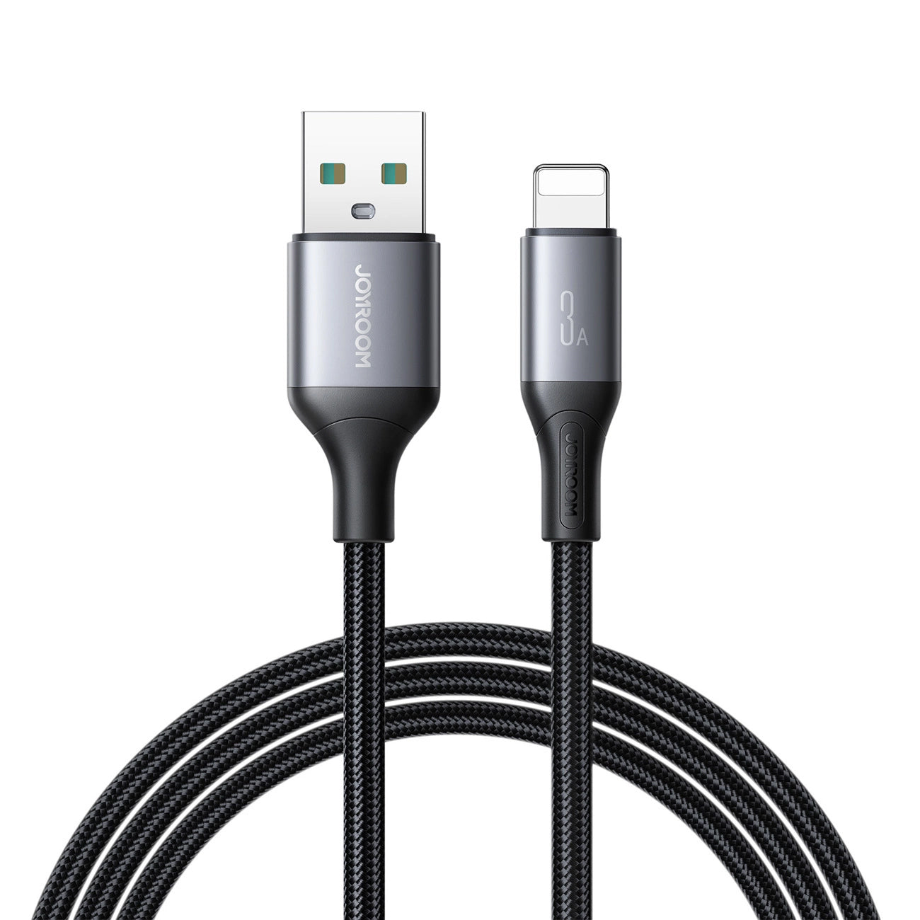 USB-A - Lightning Joyroom S-A28 Flash Data- en Oplaadkabel, 18W, 2m, Zwart