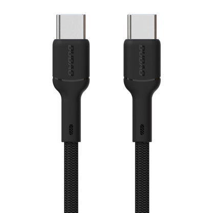 USB-C Data- en Oplaadkabel - USB-C Dudao L9C, 65W, 1m, Zwart