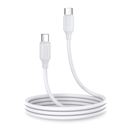 USB-C Data- en Oplaadkabel - USB-C Joyroom S-A9, 60W, 1m, Wit