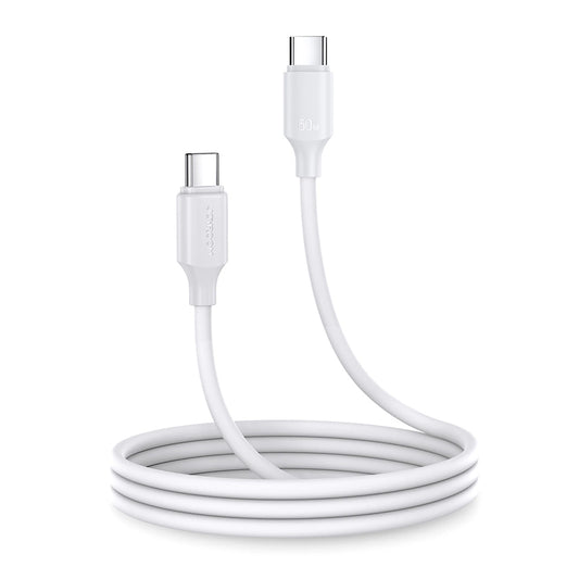 USB-C Data- en Oplaadkabel - USB-C Joyroom S-A9, 60W, 1m, Wit