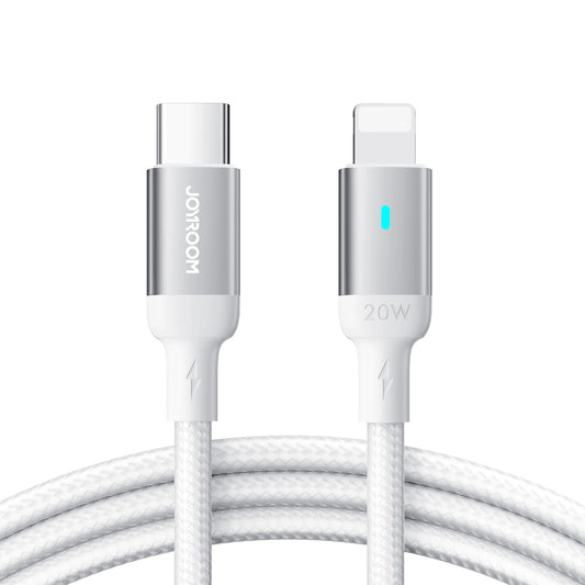 Data- en Oplaadkabel USB-C - Lightning Joyroom S-A10, 20W, 1.2m, Wit