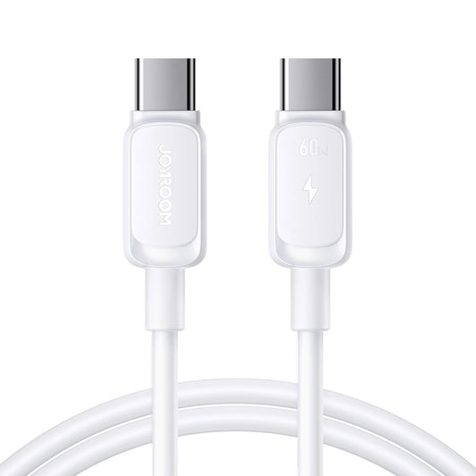 USB-C Data- en Oplaadkabel - USB-C Joyroom S-A14, 60W, 1.2m, Wit