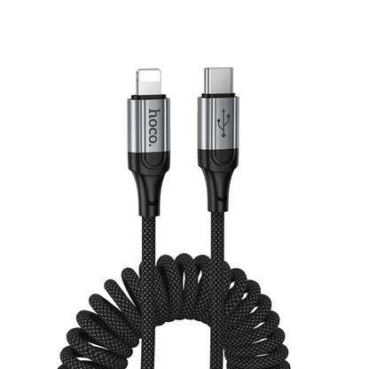 USB-C - Lightning Data- en Oplaadkabel HOCO X121, 27W, 1.5m, Zwart